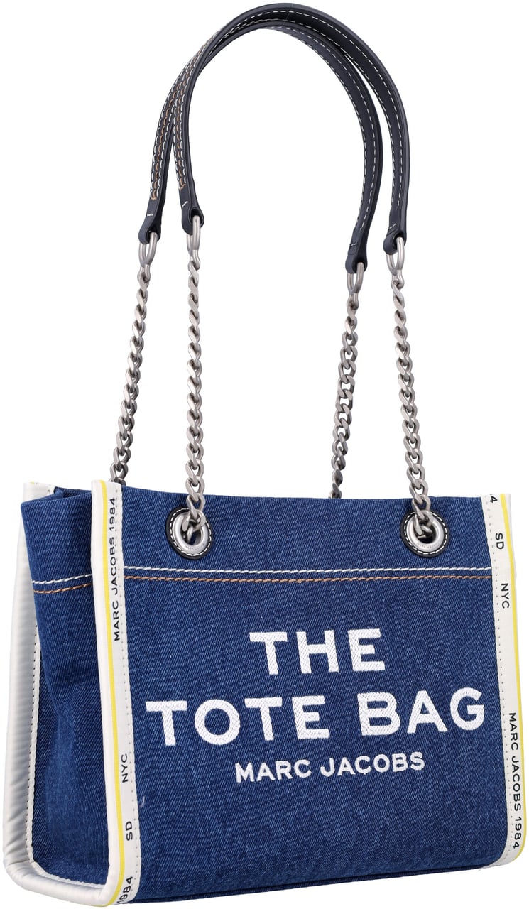 Marc Jacobs The Small Tote Dark Wash Grijs