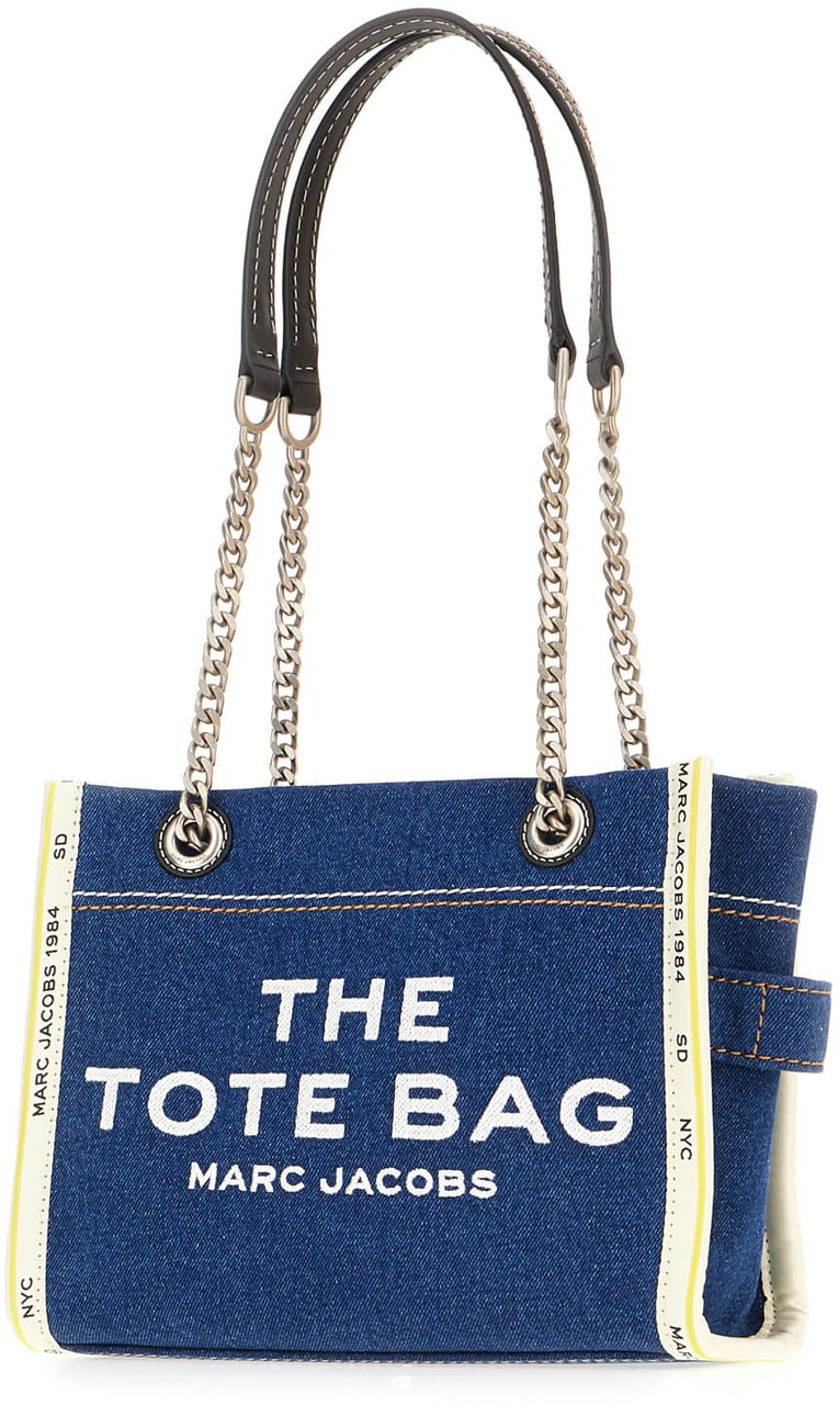 Marc Jacobs The Small Tote Dark Wash Grijs