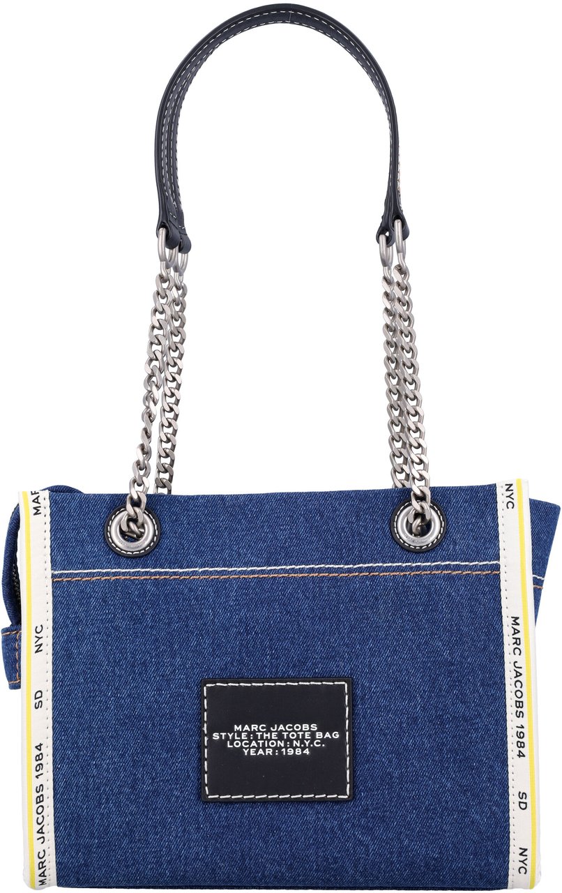 Marc Jacobs The Small Tote Dark Wash Grijs