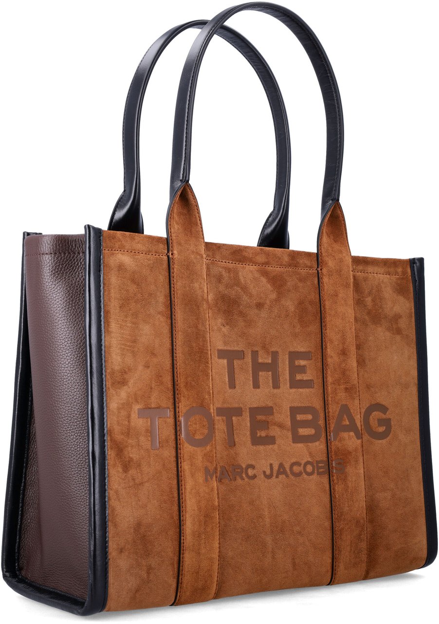 Marc Jacobs The Large Tote Suede Copper Tan Bruin