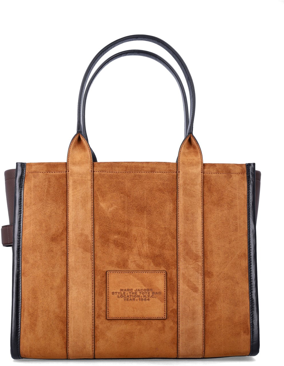 Marc Jacobs The Large Tote Suede Copper Tan Bruin
