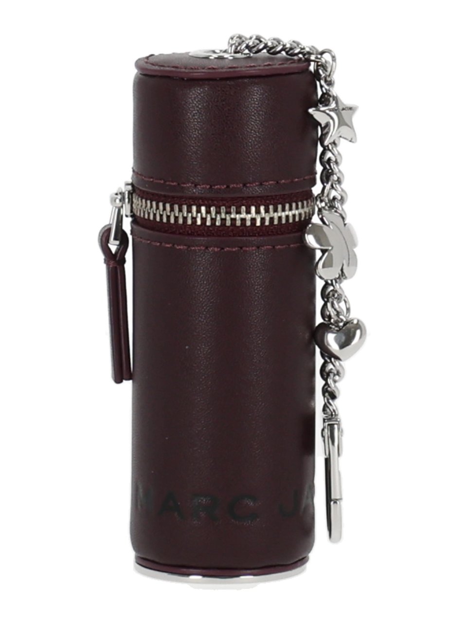 Marc Jacobs The Lipstick Case Charm Keychain Maroon