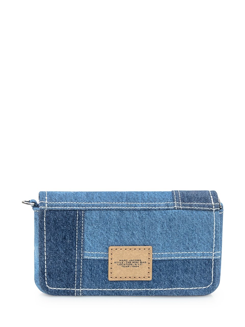 Marc Jacobs Borsa Marc Jacobs The Mini Bag in Denim Patchwork Blauw