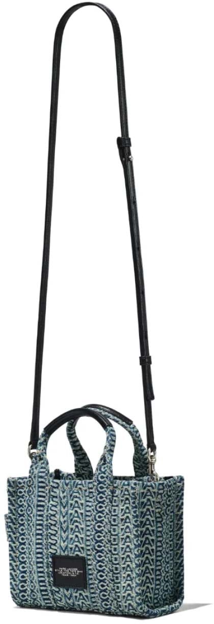 Marc Jacobs The Monogram Denim Mini Tote Bag Blauw