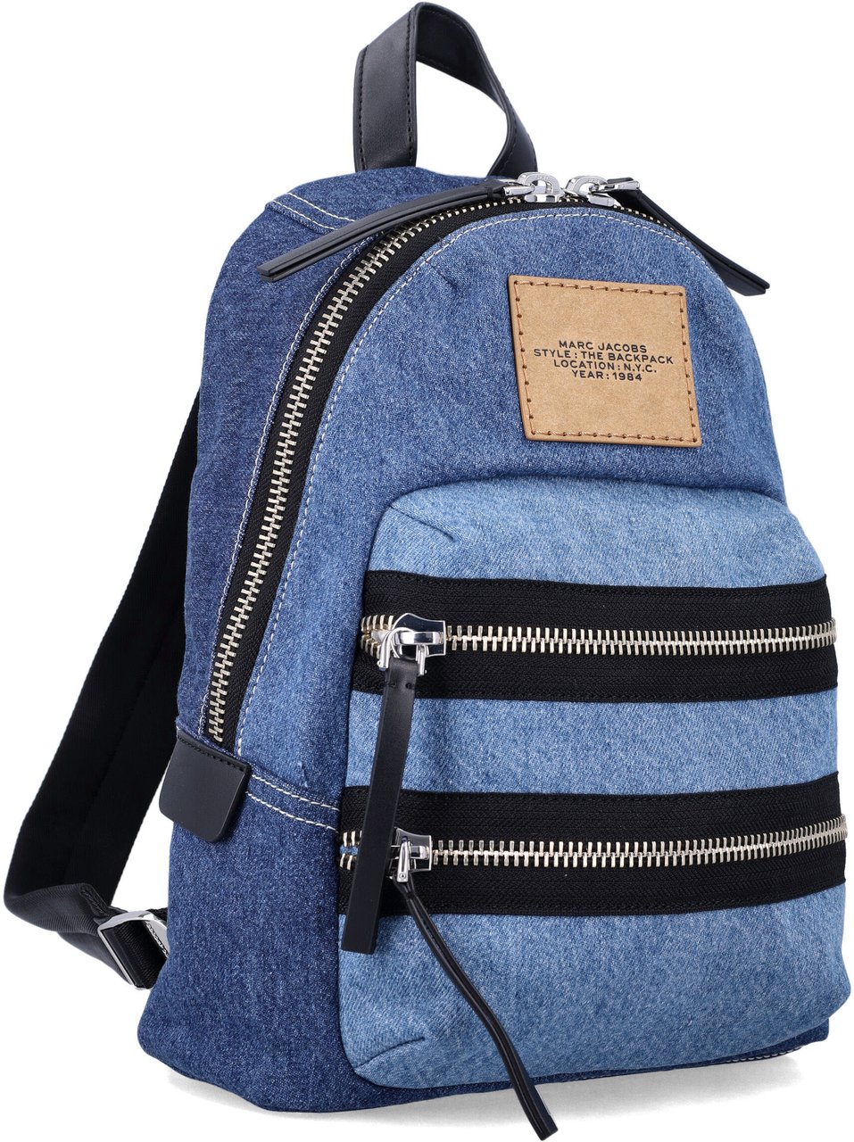 Marc Jacobs The Medium Backpack Denim Blu Blauw