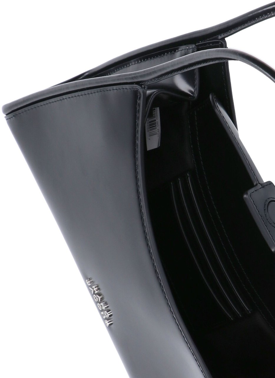 Marc Jacobs Black The Claw Clip Leather Bag Zwart