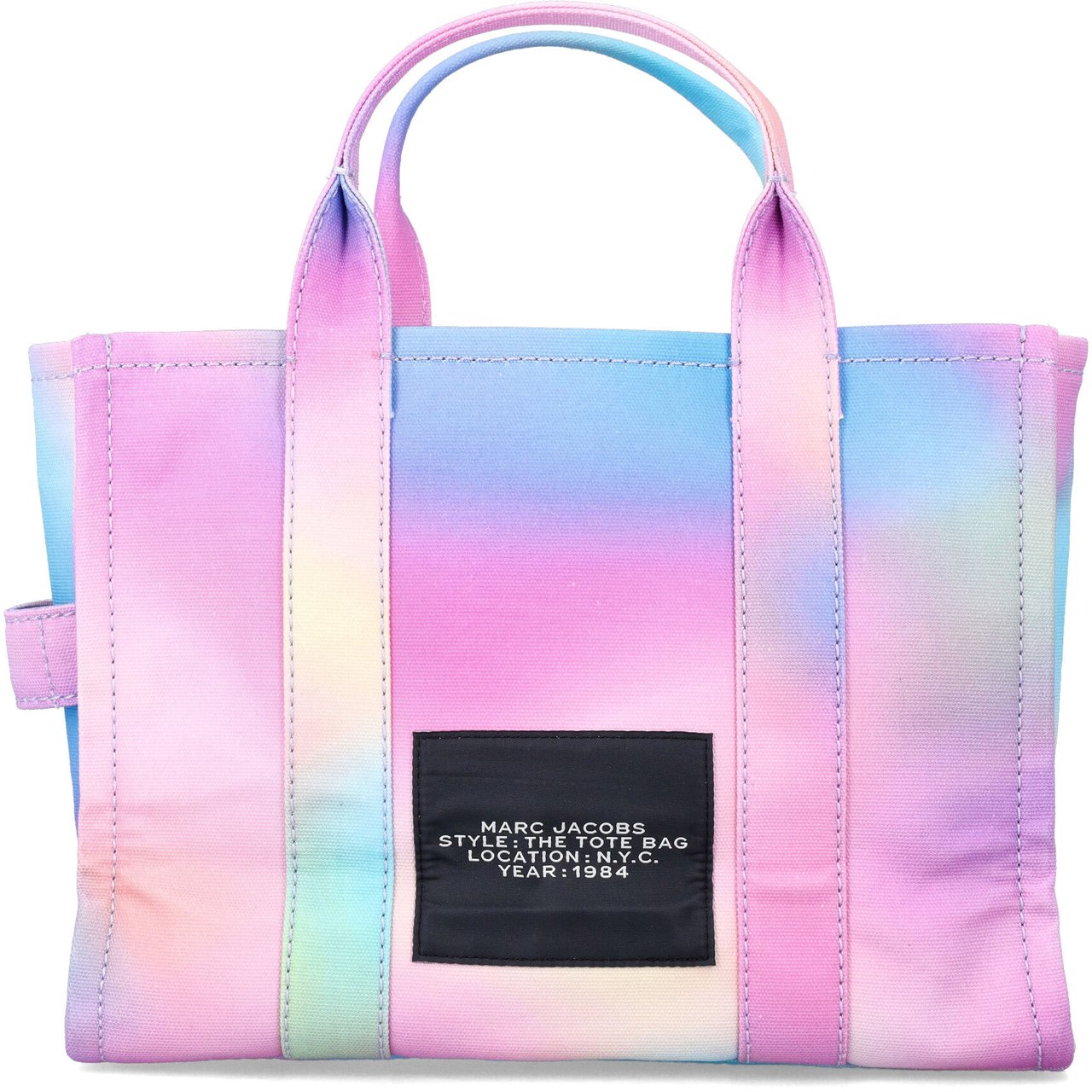 Marc Jacobs The Small Tote Canvas Rainbow Multicolour Divers