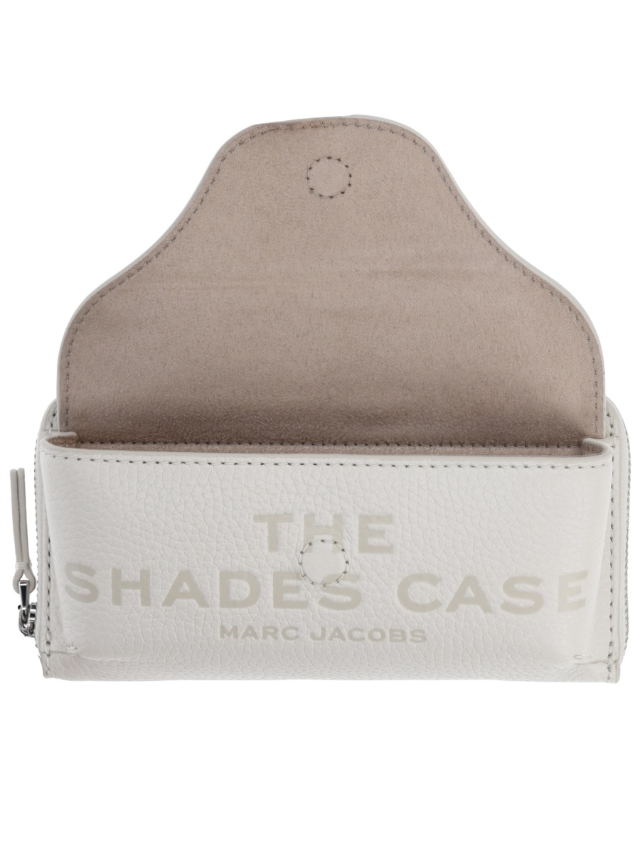 Marc Jacobs Shades Case Cow Leather Wallet Wit