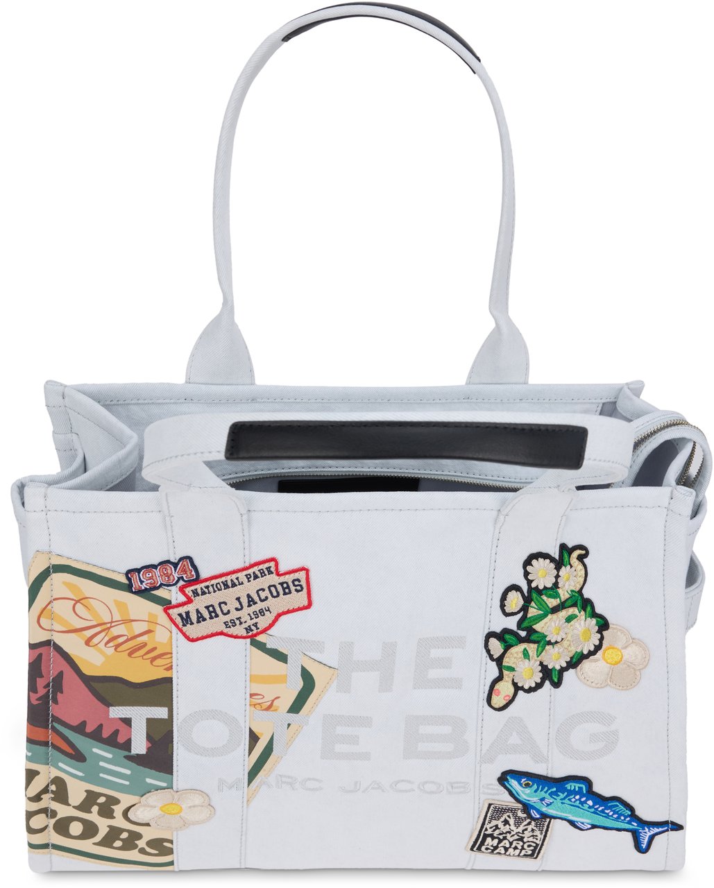 Marc Jacobs The Tote Bag with applications Wit