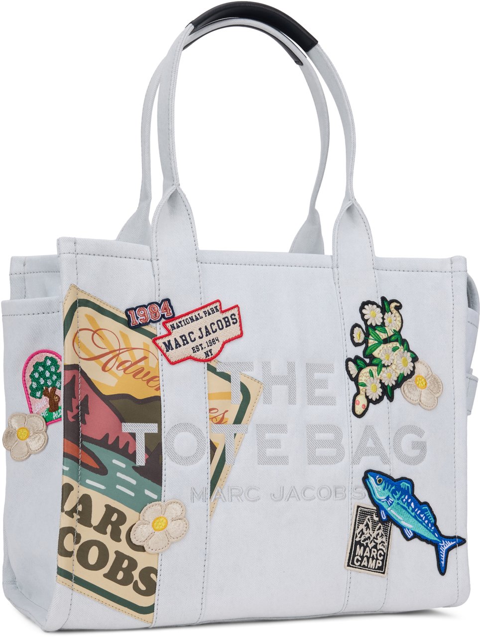 Marc Jacobs The Tote Bag with applications Wit