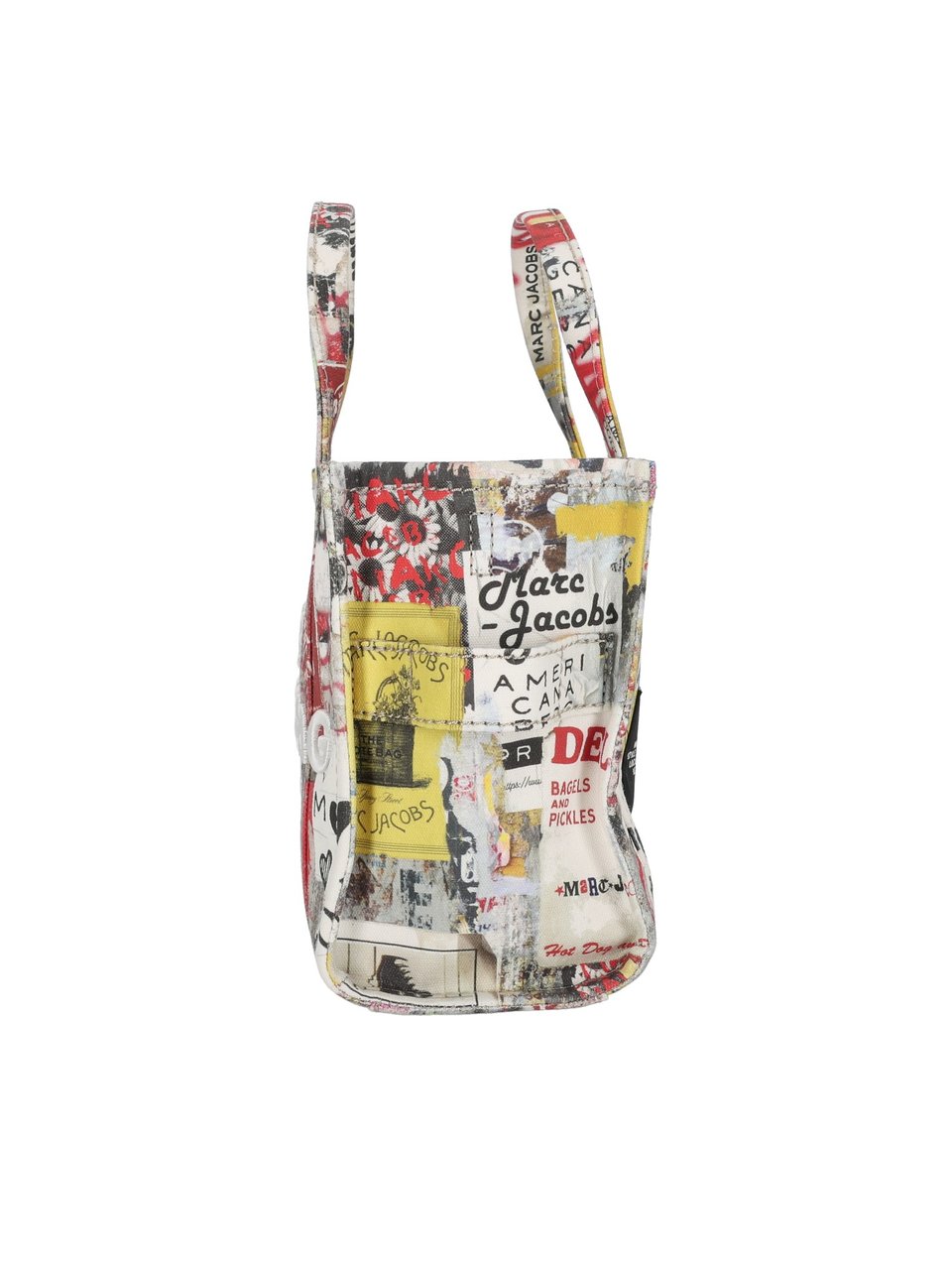 Marc Jacobs Small Graphic Print Tote Bag Wit