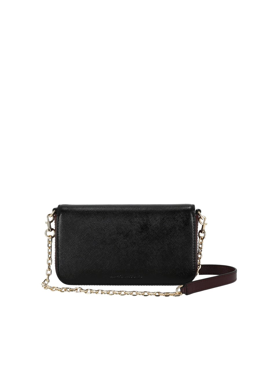 Marc Jacobs Black The Wallet On Chain Leather Wallet Zwart