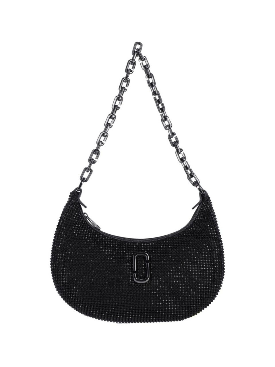 Marc Jacobs Small Curve' Shoulder Bag – Black Zwart