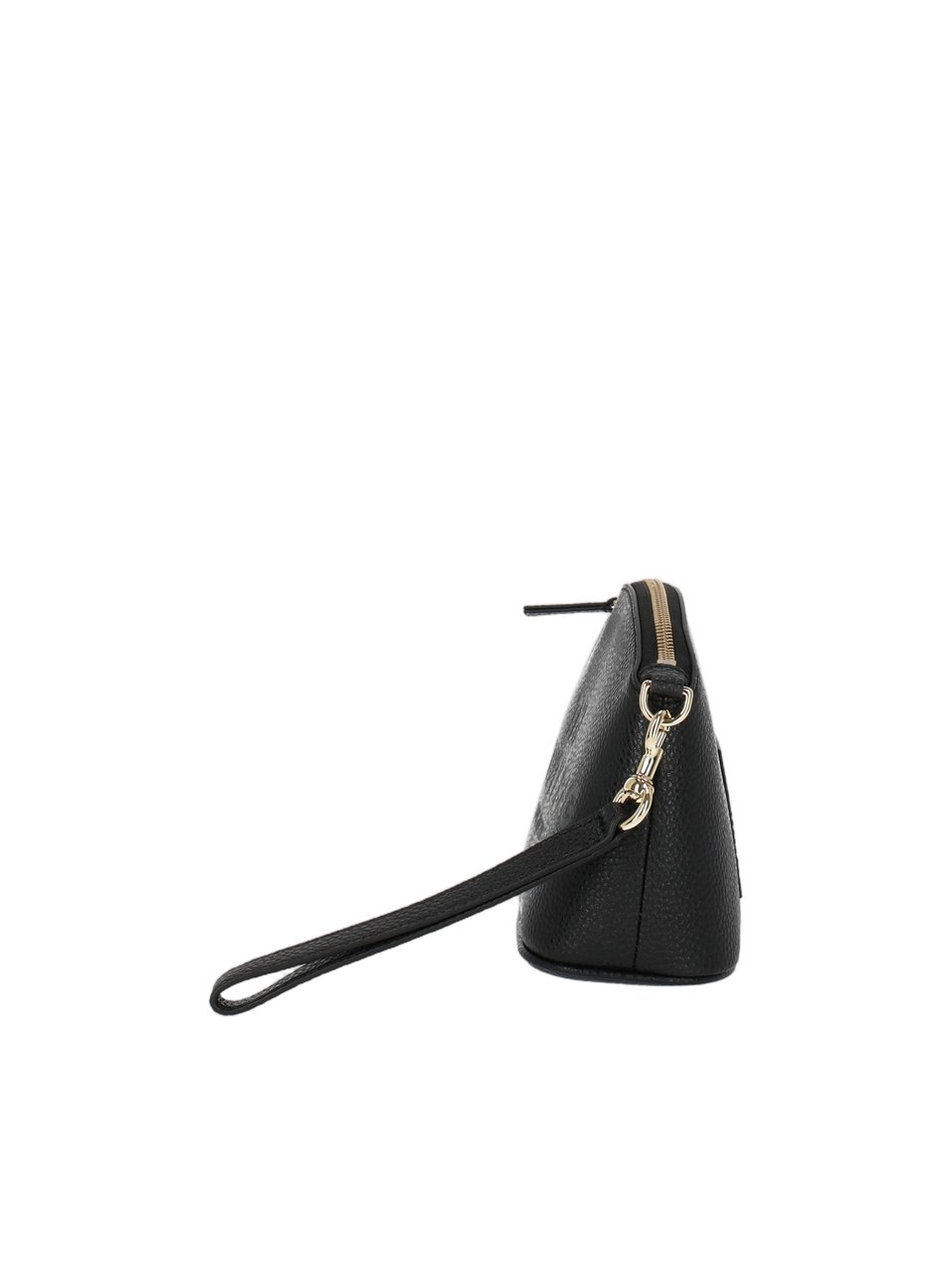 Marc Jacobs Textured Leather The Beauty Bag Clutch Zwart