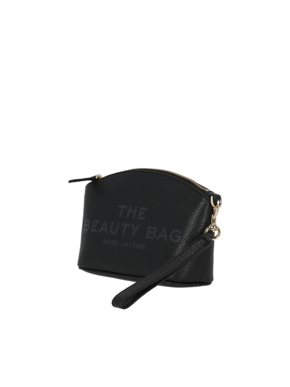 Marc Jacobs Textured Leather The Beauty Bag Clutch Zwart