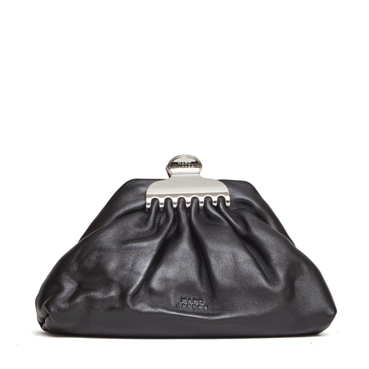 Marc Jacobs Claw Clip Draped Clutch Bag Zwart