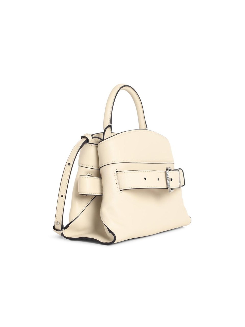 Marc Jacobs 'The Small Satchel' White Leather Bag Neutraal