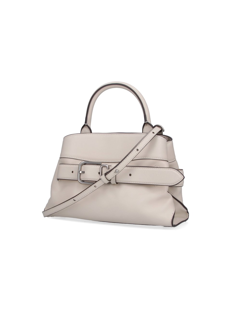 Marc Jacobs Structured Handbag with Adjustable Belt Detail Neutraal