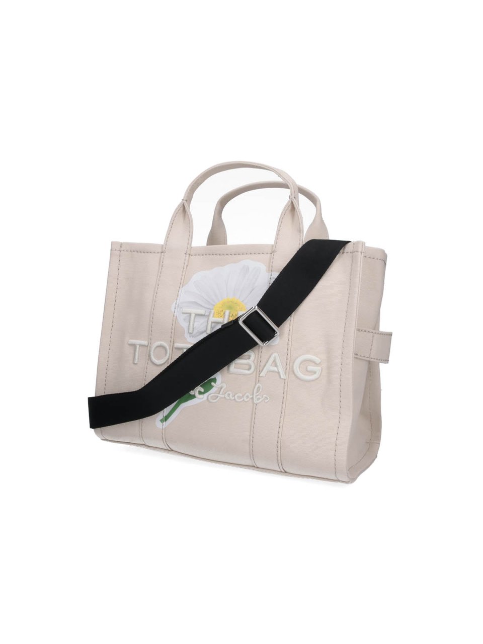 Marc Jacobs Rectangular Tote Bag with Dual Handles Neutraal