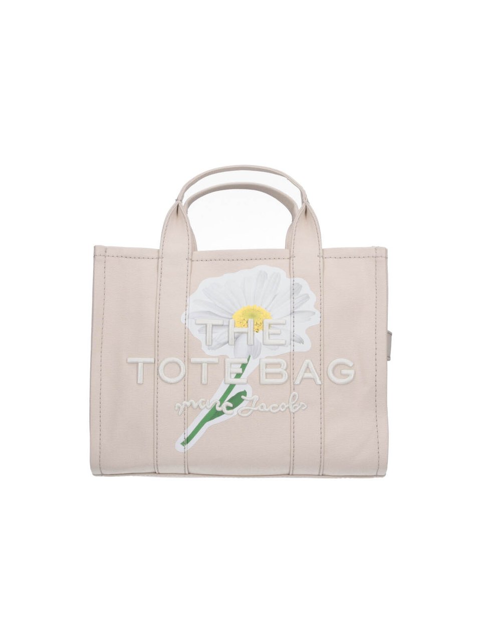 Marc Jacobs Rectangular Tote Bag with Dual Handles Neutraal