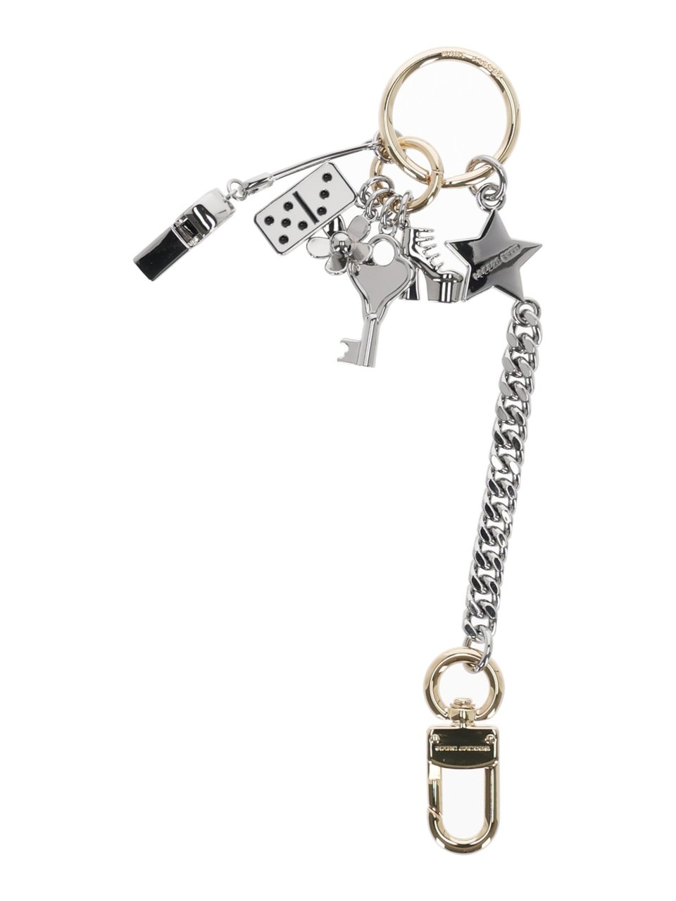 Marc Jacobs The Cluster Charm Metallic Keychain Neutraal
