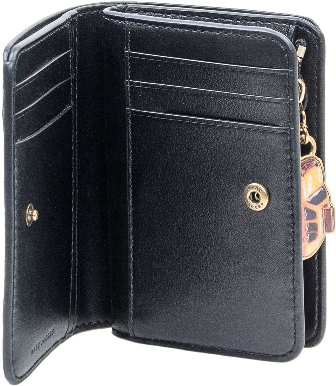 Marc Jacobs Portafoglio Compatto Stampa Grafica Navy