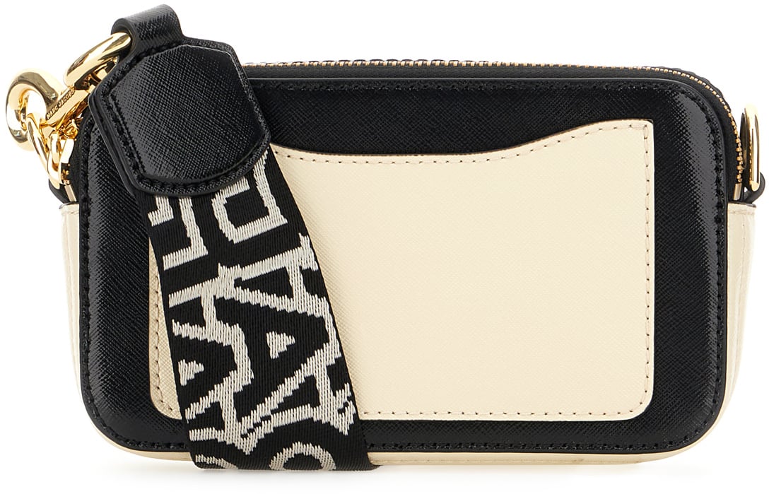 Marc Jacobs Marc Jacobs Two-tone leather Snapshot crossbody bag Divers