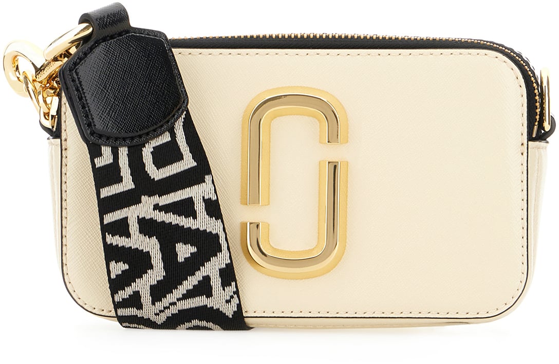 Marc Jacobs Marc Jacobs Two-tone leather Snapshot crossbody bag Divers