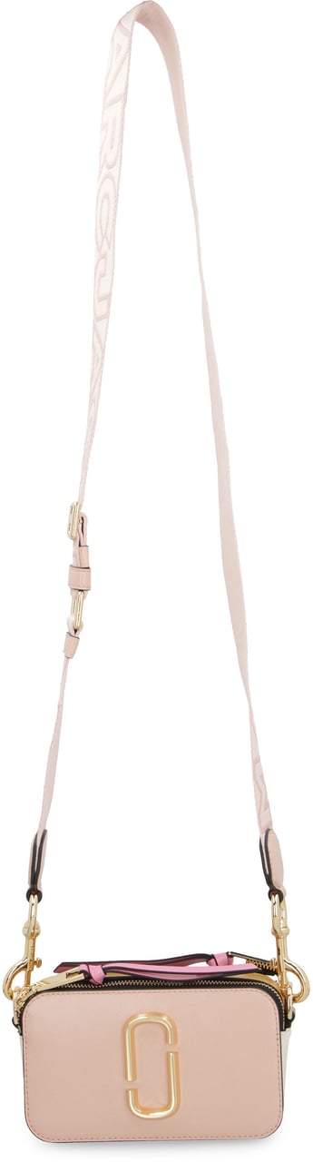 Marc Jacobs The Snapshot leather camera bag Roze
