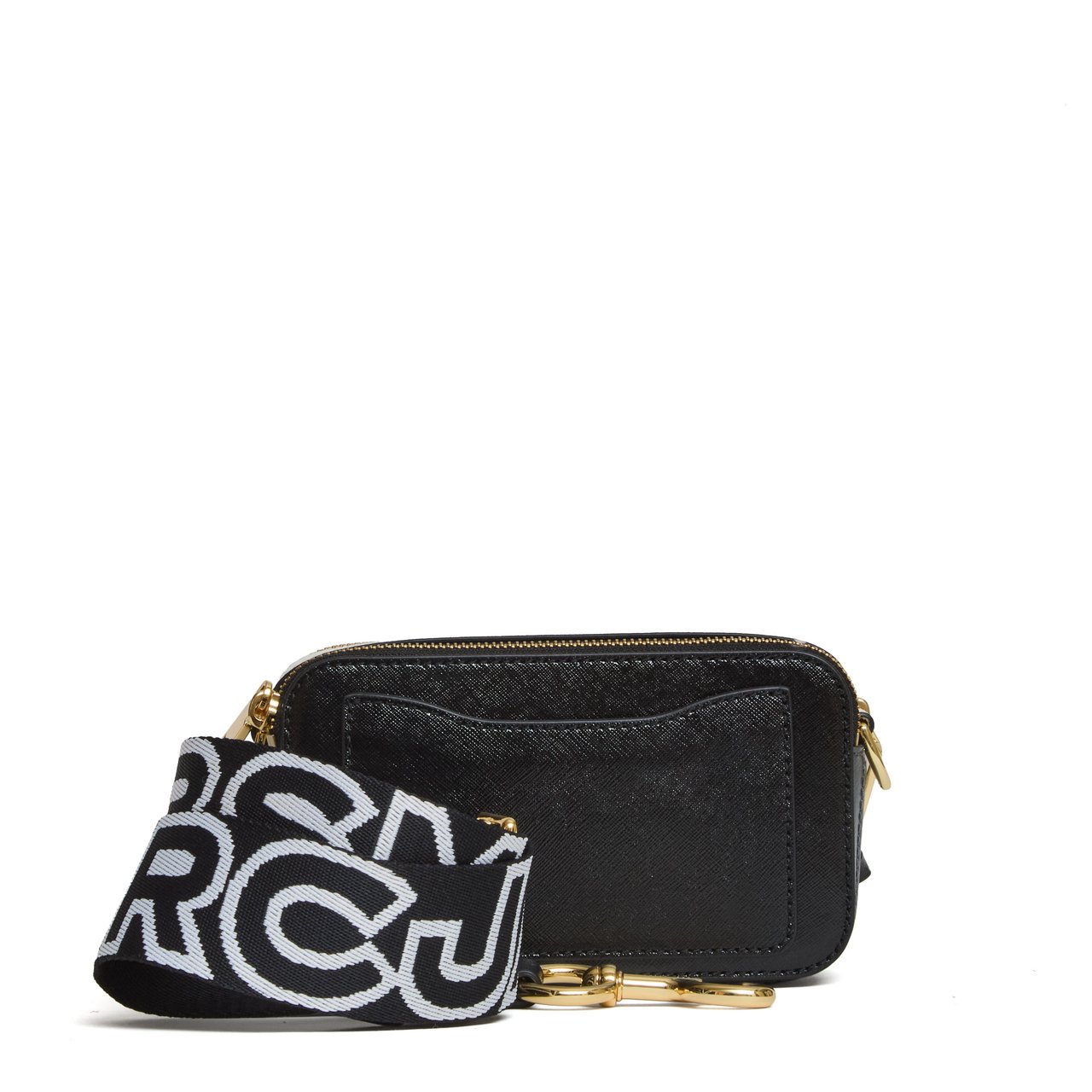 Marc Jacobs The Snapshot Saffiano Leather Shoulder Bag Neutraal
