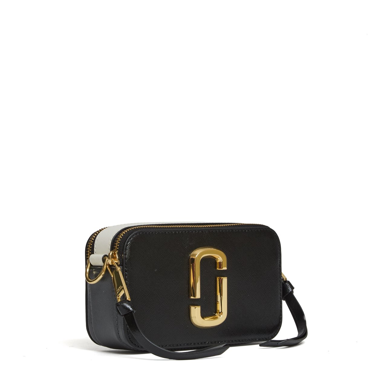 Marc Jacobs The Snapshot Saffiano Leather Shoulder Bag Neutraal