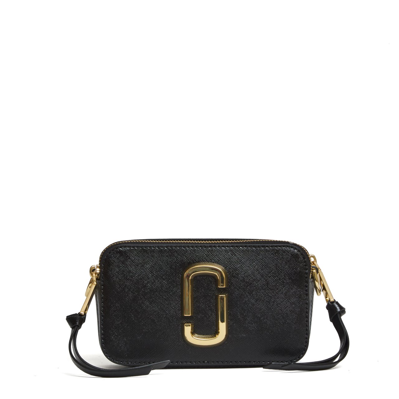Marc Jacobs The Snapshot Saffiano Leather Shoulder Bag Neutraal