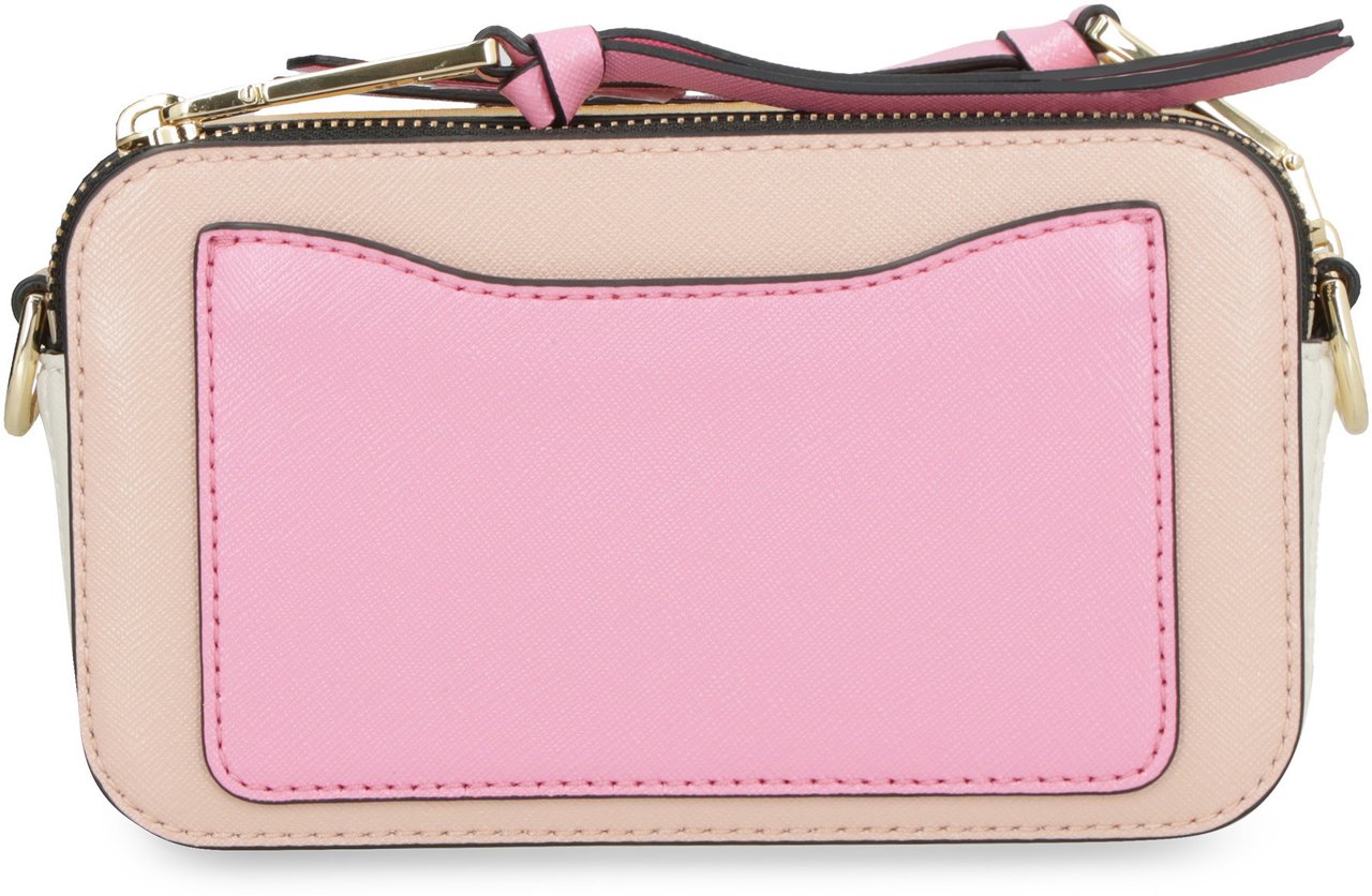 Marc Jacobs The Snapshot leather camera bag Roze