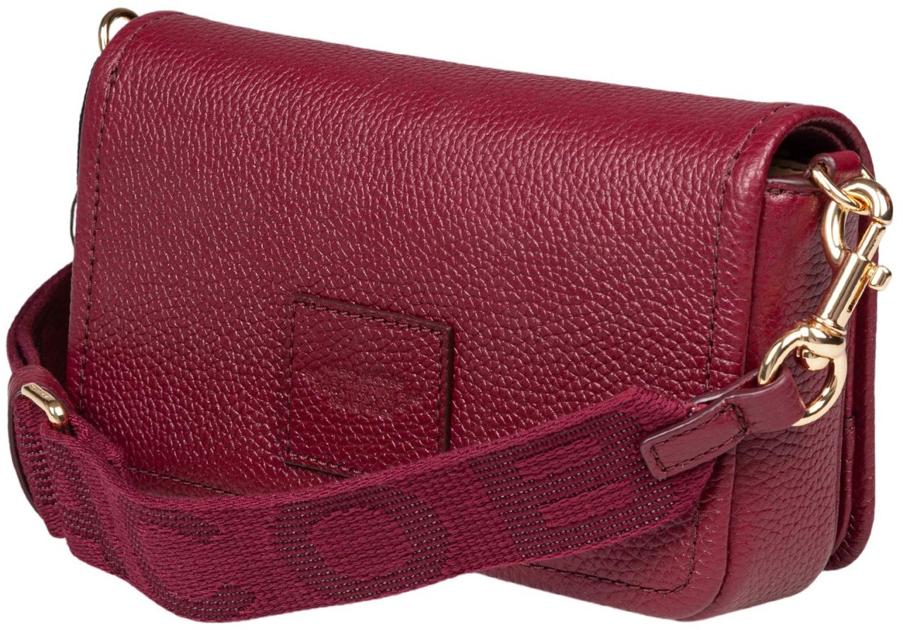 Marc Jacobs Marc jacobs the mini bag in leather, cherry color Rood