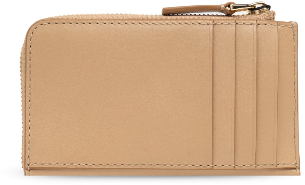 Marc Jacobs The Covered J Marc Top Zip Multi Wallet Beige
