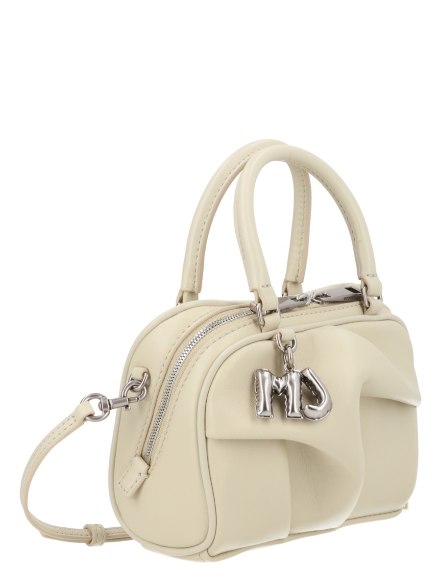 Marc Jacobs Bauletto Micro Calf Leather Handbag Neutraal