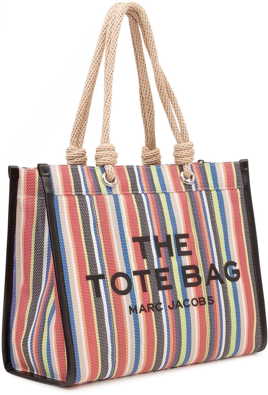 Marc Jacobs Borsa The Large Tote a Righe Divers