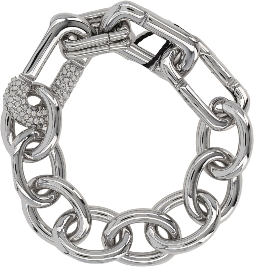 Marc Jacobs BRACCIALE "POP J MARC" CON PAVÉ Zilver