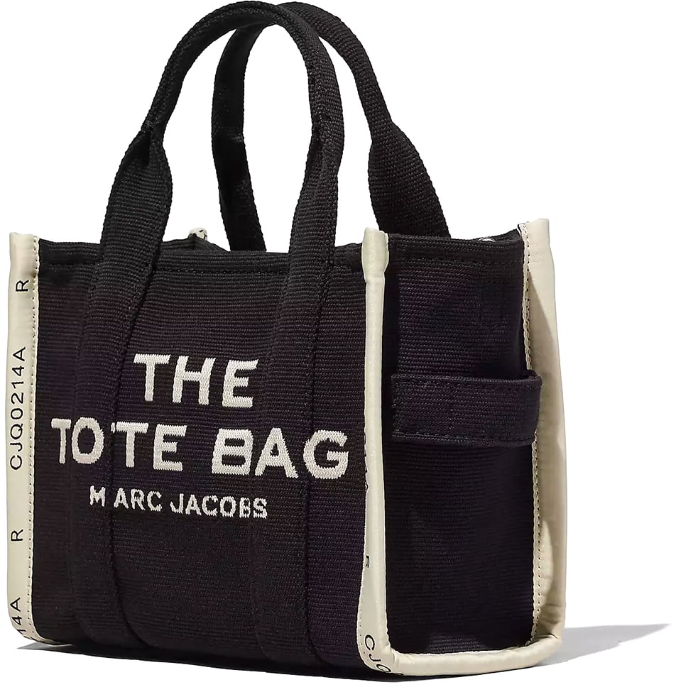 Marc Jacobs The Jacquard Small Black Tote Bag Zwart