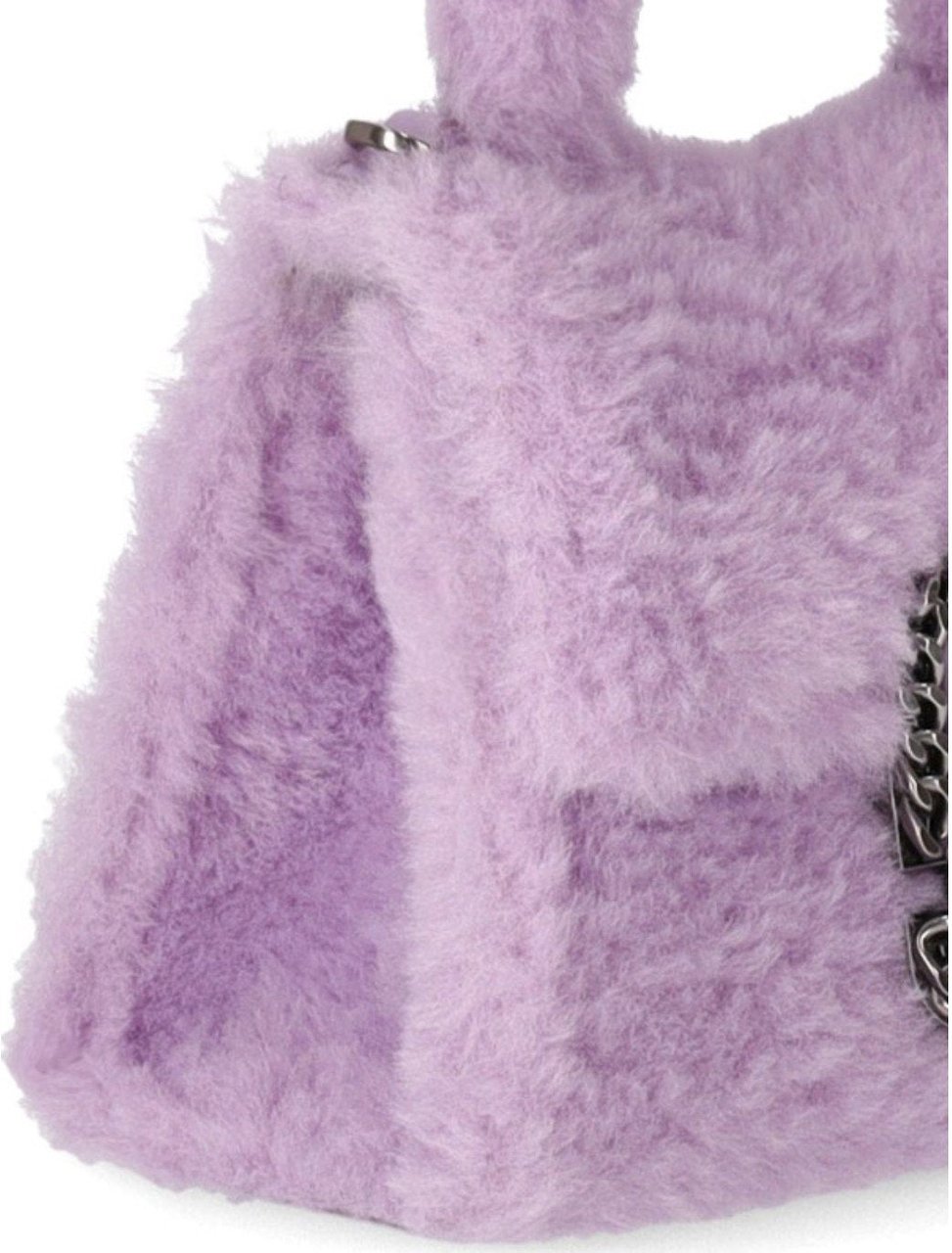 Marc Jacobs MARC JACOBS THE TEDDY ST. MARC MINI TOP HANDLE LAVENDER BAG Paars