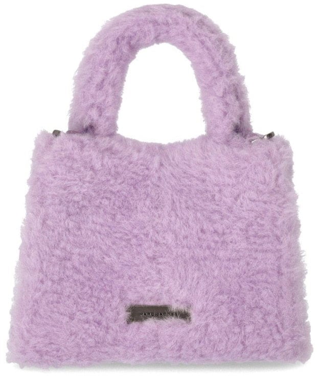 Marc Jacobs MARC JACOBS THE TEDDY ST. MARC MINI TOP HANDLE LAVENDER BAG Paars