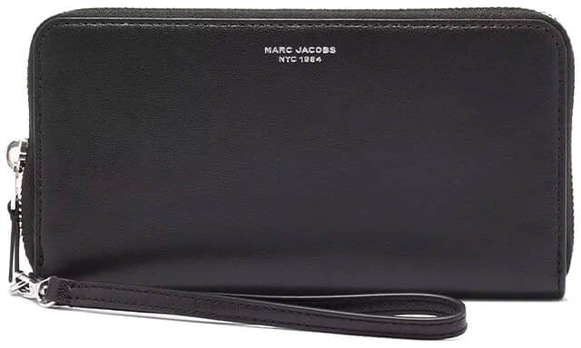 Marc Jacobs MARC JACOBS THE SLIM 84 CONTINENTAL WALLET Zwart