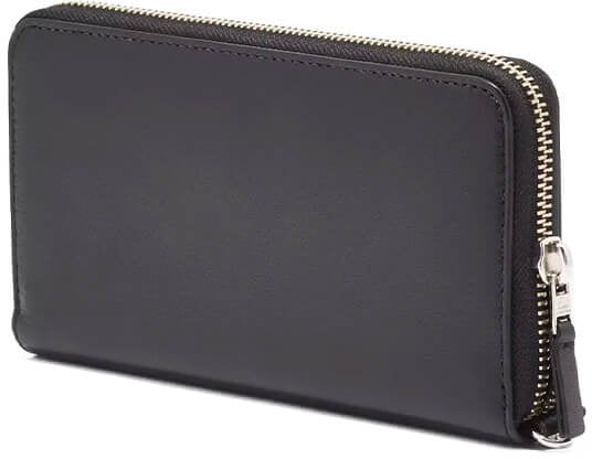 Marc Jacobs MARC JACOBS THE SLIM 84 CONTINENTAL WALLET Zwart