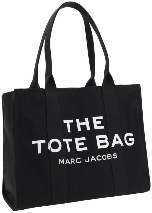 Marc Jacobs Marc Jacobs Black Cotton Shoulder Bag Zwart