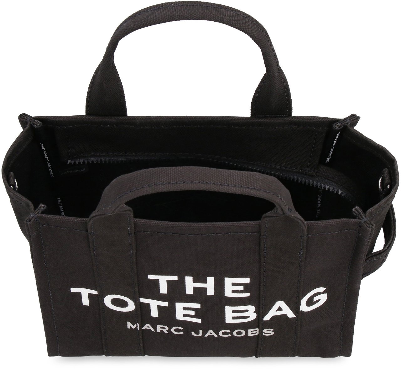 Marc Jacobs The Small Tote Bag canvas Zwart