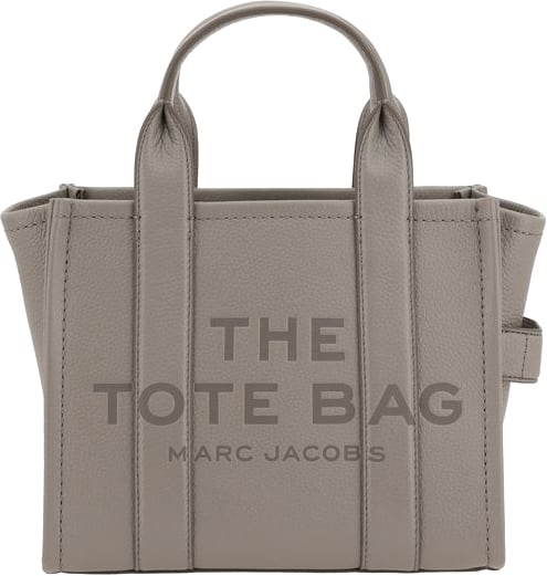 Marc Jacobs Gray Calf Leather Bos Taurus Handbag Grijs