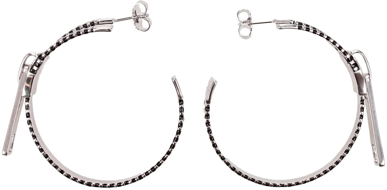 Marc Jacobs Marc Jacobs Gray Silver Earrings Grijs