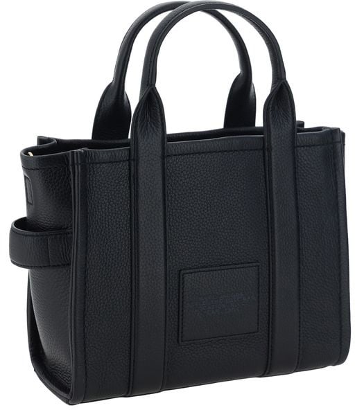 Marc Jacobs Marc Jacobs Black Calf Leather Bos Taurus Handbag Zwart