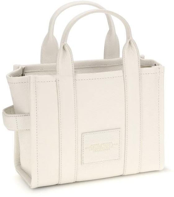 Marc Jacobs Marc Jacobs White Calf Leather Bos Taurus Handbag Wit