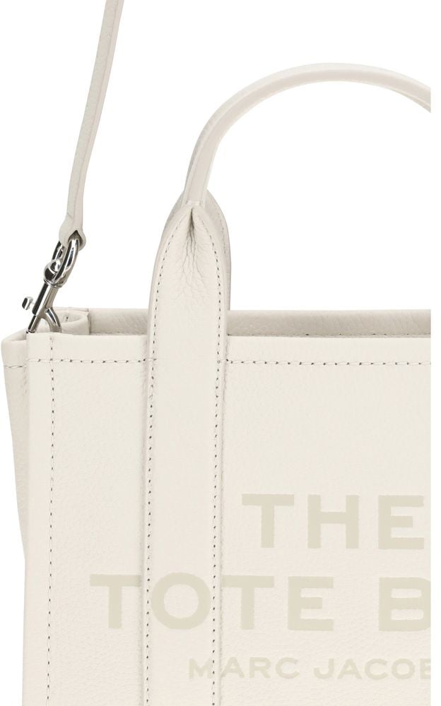 Marc Jacobs Marc Jacobs White Calf Leather Bos Taurus Handbag Wit